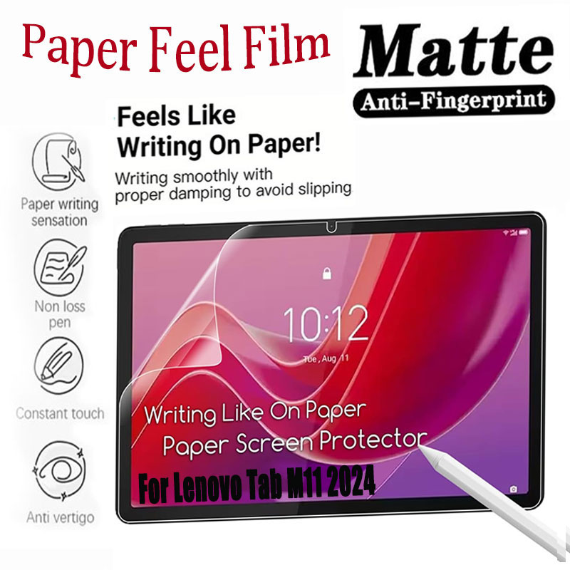 Matte Anti Glare Screen Protector - Matte Paper Feel Film For Lenovo