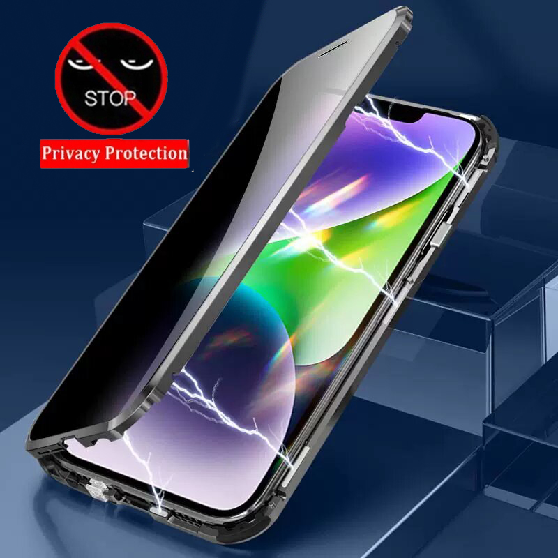 Full Lens Protection Phone Cas - огляд і ціна Anti Spy Privacy Glass Case