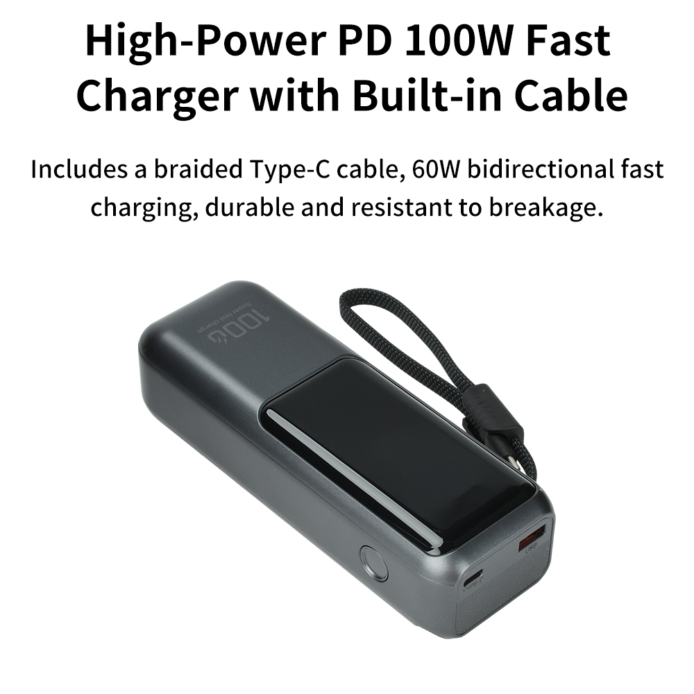 PD 100W Fast Charging Power Ba - огляд і ціна Power Banks