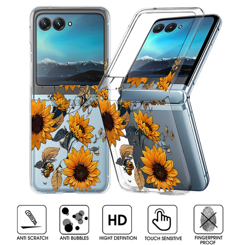 Sunflowers Pattern Clear Phone - огляд і ціна Clear Shockproof Bumper Case