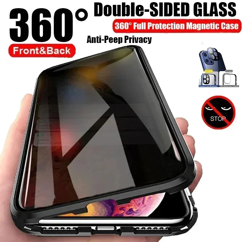 Anti Peeping Spy Case For OPPO - огляд і ціна Anti Spy Privacy Glass Case