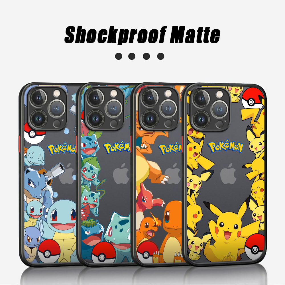Hot Anime Cartoon Pokemon Case - огляд і ціна Matte Hard Pc Back Case