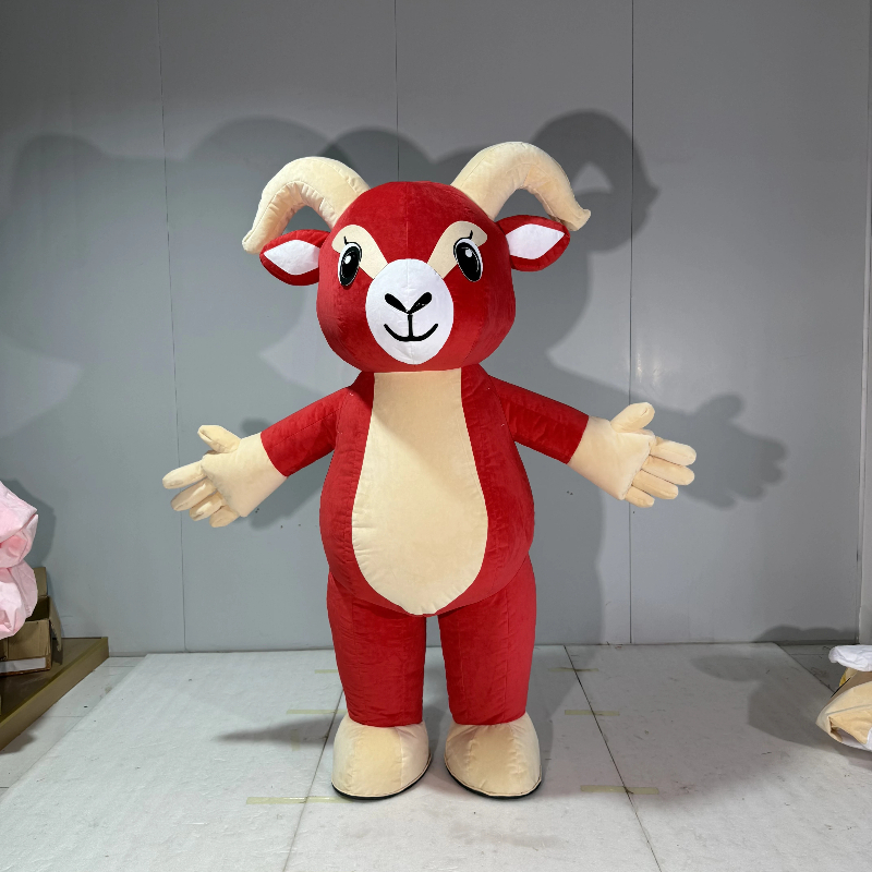 Inflatable Red Goat Mascot Cos - огляд і ціна Chargers