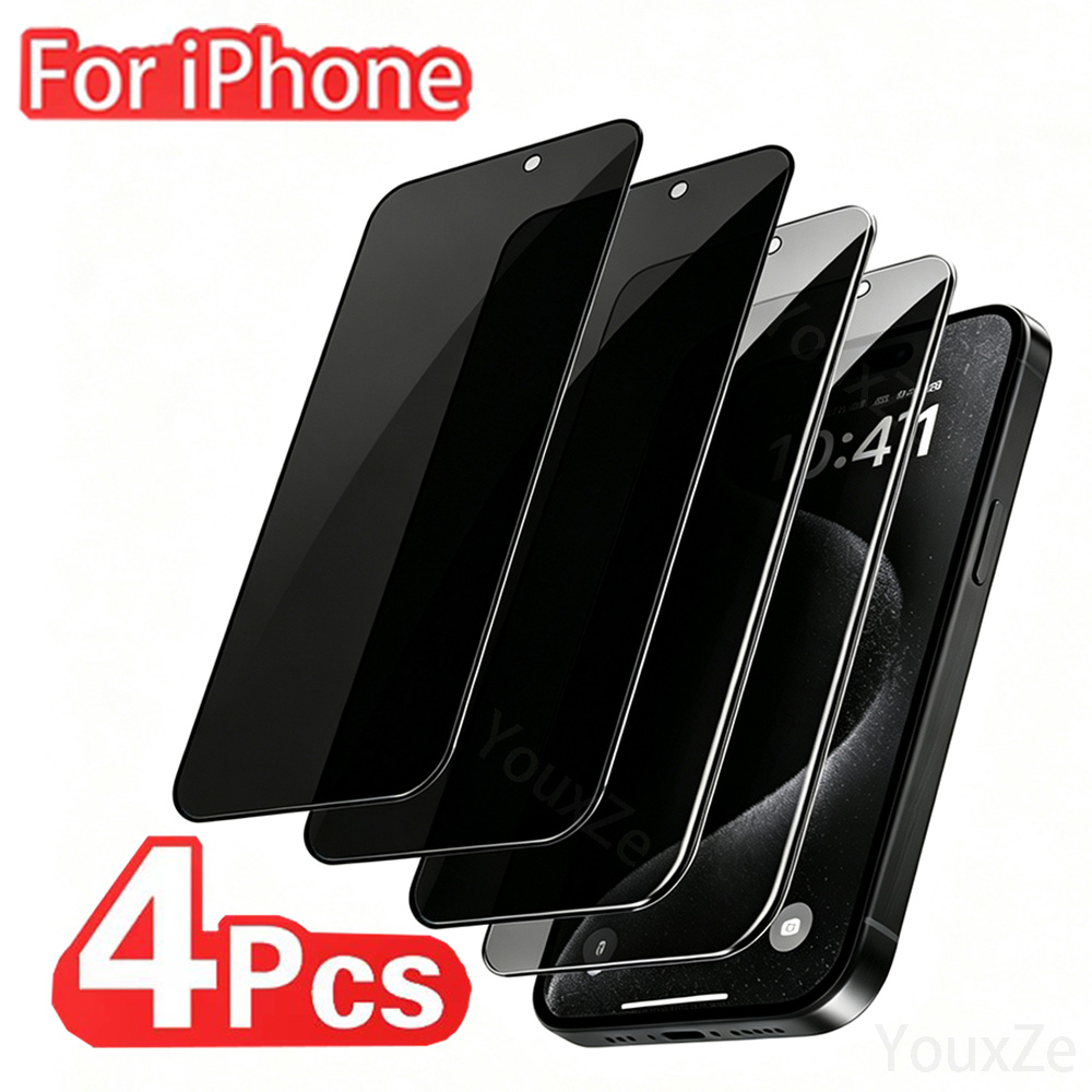 4Pcs Anti Spy Tempered Glass F - огляд і ціна Anti Spy Privacy Glass Case